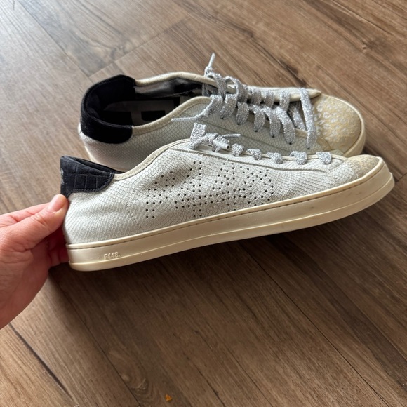 P448 jack leather suede snake print sparkle size 41 - Picture 5 of 13